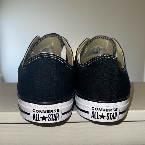CONVERSE Chuck Taylor All Star Black Low Top Shoes Size: M10.5/W12.5 - Picture 2 of 3